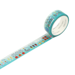 Cute Kawaii World Craft Washi / Masking Deco Tape - Ocean Fish 🐳 Sea Marine Dolphin - for Scrapbooking Journal Planner Craft