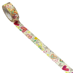 Cute Kawaii Shinzi Katoh Silver Accents Washi / Masking Deco Tape - Hearts Love ♥ Valentine Wedding for Scrapbooking Journal Planner Craft