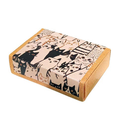 Cute Kawaii Shinzi Katoh Washi / Masking Deco Tape Set - Cat Feline Kitten Pet - for Scrapbooking Journal Planner Organizer Schedule Craft