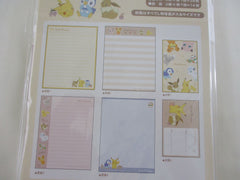 Cute Kawaii Pokemon Pikachu Pocket Monster Nintendo Letter Set Pack - Stationery Writing Paper Penpal
