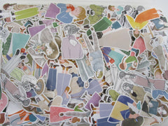 Grab Bag Stickers: 20 pcs GIRL People WOMAN sTyLE theme flake stickers