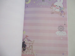 Cute Kawaii HTF Collectible Rare Vintage Kamio Rabbit Bunny 4 x 6 Inch Notepad / Memo Pad - Stationery Designer Paper Collection