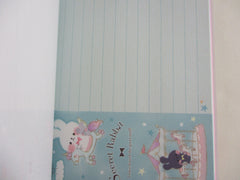 Cute Kawaii HTF Collectible Rare Vintage Kamio Rabbit Bunny 4 x 6 Inch Notepad / Memo Pad - Stationery Designer Paper Collection