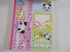 Cute Kawaii VHTF Vintage Collectible Crux Panda Rabbit Cat Nurse Angels 4 x 6 Inch Notepad / Memo Pad - Stationery Designer Paper Collection