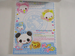 Cute Kawaii VHTF Vintage Collectible Crux Panda Rabbit Cat Nurse Angels 4 x 6 Inch Notepad / Memo Pad - Stationery Designer Paper Collection