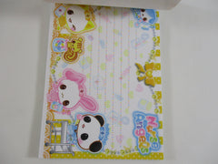 Cute Kawaii VHTF Vintage Collectible Crux Panda Rabbit Cat Nurse Angels 4 x 6 Inch Notepad / Memo Pad - Stationery Designer Paper Collection