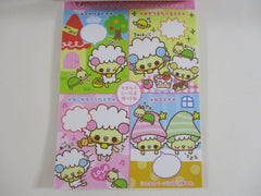 Cute Kawaii HTF Collectible Rare Q-lia Lamb Kids 4 x 6 Inch Notepad / Memo Pad - Stationery Designer Paper Collection