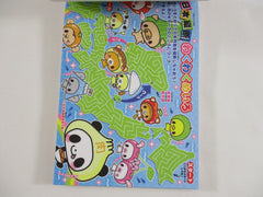 Cute Kawaii HTF Collectible Rare Crux Animals Fruit Costume 4 x 6 Inch Notepad / Memo Pad - Stationery Designer Paper Collection