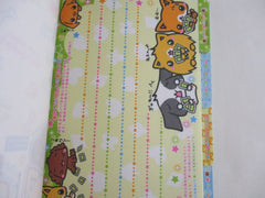 Cute Kawaii HTF Collectible Rare Crux Dog Puppies B 4 x 6 Inch Notepad / Memo Pad - Stationery Designer Paper Collection