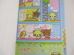 Cute Kawaii HTF Collectible Rare Crux Dog Puppies B 4 x 6 Inch Notepad / Memo Pad - Stationery Designer Paper Collection