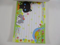 Cute Kawaii HTF Vintage Collectible Kamio Cat 4 x 6 Inch Notepad / Memo Pad - Stationery Designer Paper Collection