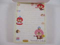 Rare ❤︎ Vintage *ੈ✩‧₊˚ Collectible ✿ Gift - Cute Kawaii San-X Raccoon Kireizuki 4 x 6 Inch Notepad / Memo Pad - A - Stationery Designer Paper Collection 2010