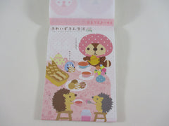 Rare ❤︎ Vintage *ੈ✩‧₊˚ Collectible ✿ Gift - Cute Kawaii San-X Raccoon Kireizuki 4 x 6 Inch Notepad / Memo Pad - B - Stationery Designer Paper Collection 2010