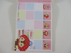 Rare ❤︎ Vintage *ੈ✩‧₊˚ Collectible ✿ Gift - Cute Kawaii San-X Raccoon Kireizuki 4 x 6 Inch Notepad / Memo Pad - B - Stationery Designer Paper Collection 2010