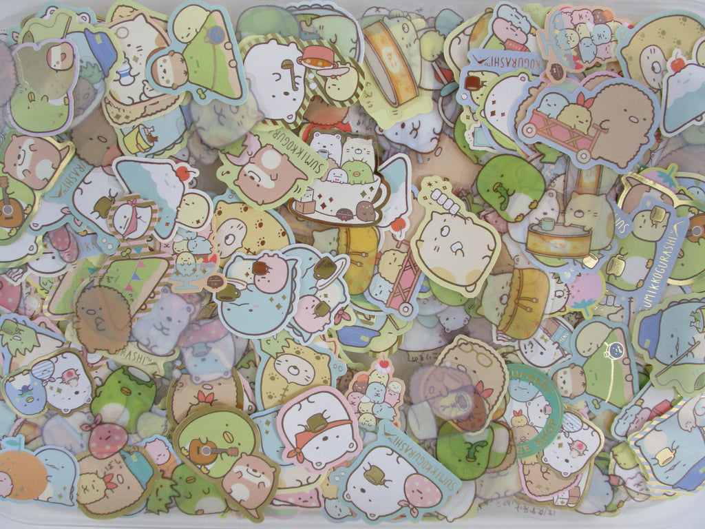 Grab Bag Stickers: 40 pcs Sumikko Gurashi San-X destash lot