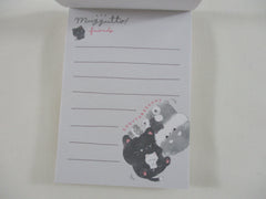 Cute Kawaii Q-lia Mugyutto Cat Dog Kitten Puppy Mini Notepad / Memo Pad - Stationery Designer Paper Collection