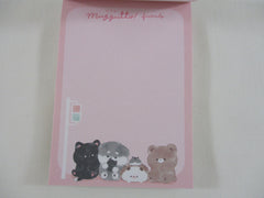 Cute Kawaii Q-lia Mugyutto Cat Dog Kitten Puppy Mini Notepad / Memo Pad - Stationery Designer Paper Collection