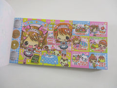 Cute Kawaii HTF Kamio Girls Time Coupon Style 3.25 x 6.75 Inch Notepad / Memo Pad - Stationery Designer Paper Collection - Vintage HTF