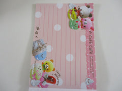 Cute Kawaii HTF Vintage Collectible Kamio Cafe Cafe 4 x 6 Inch Notepad / Memo Pad - Stationery Designer Paper Collection