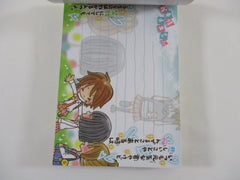 Cute Kawaii HTF Vintage Collectible Crux School Girl Friends 4 x 6 Inch Notepad / Memo Pad - Stationery Designer Paper Collection