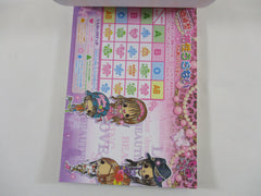 Cute Kawaii HTF Vintage Collectible Kamio Peaceful Girl Friends 4 x 6 Inch Notepad / Memo Pad - Stationery Designer Paper Collection