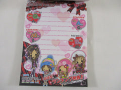 Cute Kawaii HTF Vintage Collectible Kamio Peaceful Girl Friends 4 x 6 Inch Notepad / Memo Pad - Stationery Designer Paper Collection