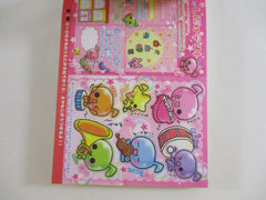 Cute Kawaii HTF Vintage Collectible Crux Candy Music 4 x 6 Inch Notepad / Memo Pad - Stationery Designer Paper Collection