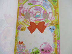 Cute Kawaii VHTF Vintage Collectible Crux Candy 4 x 6 Inch Notepad / Memo Pad - Stationery Designer Paper Collection