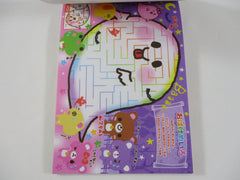 Cute Kawaii HTF Vintage Collectible Kamio Animal Life 4 x 6 Inch Notepad / Memo Pad - Stationery Designer Paper Collection