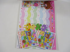 Cute Kawaii HTF Vintage Collectible Kamio Animal Life 4 x 6 Inch Notepad / Memo Pad - Stationery Designer Paper Collection