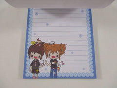 Cute Kawaii HTF Girl Friends Sweet Baby Animal 4 x 6 Inch Notepad / Memo Pad - Stationery Designer Paper Collection