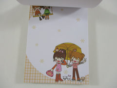 Cute Kawaii HTF Best Friends Forever 4 x 6 Inch Notepad / Memo Pad - Stationery Designer Paper Collection