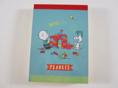 Cute Kawaii Peanuts Snoopy Mini Notepad / Memo Pad Kamio - J Wow - Stationery Designer Paper Collection