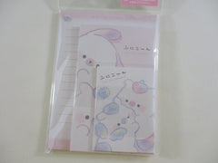 Cute Kawaii Crux Like a dream Motchiri Seals MINI Letter Set Pack - Stationery Writing Gift Note Paper Envelope