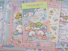 Cute Kawaii San-X Sumikko Gurashi Polar Visit B Letter Sets - Writing Paper Envelope Stationery Penpal Gift