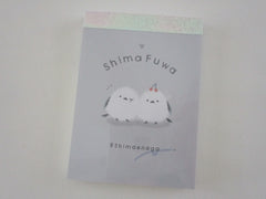 Cute Kawaii Q-lia Birds shima fuwa Mini Notepad / Memo Pad - Stationery Designer Paper Collection
