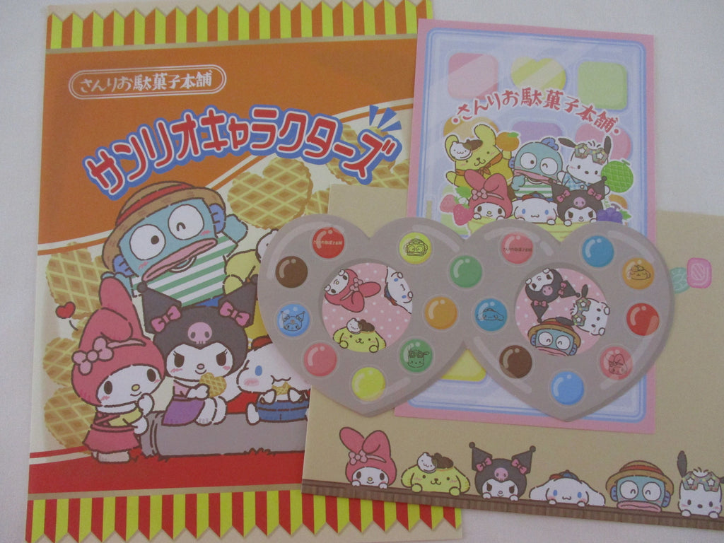 Cute Kawaii Sanrio Characters Candies Letter Sets - Writing Papers Envelope