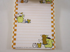 Rare ❤︎ Vintage *ੈ✩‧₊˚ Collectible ✿ Gift - Cute Kawaii Sanrio Pom Pom Purin 4 x 6 Inch Notepad / Memo Pad preowned - Stationery Designer Paper Collection Gift