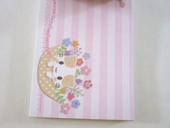 Rare ❤︎ Vintage *ੈ✩‧₊˚ Collectible ✿ Gift - Cute Kawaii Sanrio Masyumaro Fuwa Nyanko Cat 4 x 6 Inch Notepad / Memo Pad preowned - Stationery Designer Paper Collection Gift