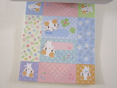 Rare ❤︎ Vintage *ੈ✩‧₊˚ Collectible ✿ Gift - Cute Kawaii Sanrio Masyumaro Fuwa Nyanko Cat 4 x 6 Inch Notepad / Memo Pad preowned - Stationery Designer Paper Collection Gift