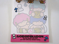 Rare ❤︎ Vintage *ੈ✩‧₊˚ Collectible ✿ Gift - Cute Kawaii Sanrio Goropikadon 4 x 6 Inch Notepad / Memo Pad preowned - Stationery Designer Paper Collection Gift
