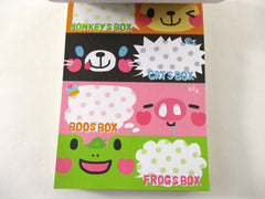 Rare ❤︎ Vintage *ੈ✩‧₊˚ Collectible ✿ Gift - Cute Kawaii VHTF Vintage Rare Collectible Crux Bear's Box 4 x 6 Inch Notepad / Memo Pad - Stationery Designer Paper Collection Gift