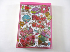 Rare ❤︎ Vintage *ੈ✩‧₊˚ Collectible ✿ Gift - Cute Kawaii VHTF Vintage Rare Collectible Kamio Happy Sweet Love 4 x 6 Inch Notepad / Memo Pad - Stationery Designer Paper Collection Gift