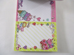 Rare ❤︎ Vintage *ੈ✩‧₊˚ Collectible ✿ Gift - Cute Kawaii VHTF Vintage Rare Collectible Kamio Happy Sweet Love 4 x 6 Inch Notepad / Memo Pad - Stationery Designer Paper Collection Gift