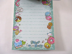 Rare ❤︎ Vintage *ੈ✩‧₊˚ Collectible ✿ Gift - Cute Kawaii VHTF Vintage Rare Collectible Kamio Happy Sweet Love 4 x 6 Inch Notepad / Memo Pad - Stationery Designer Paper Collection Gift