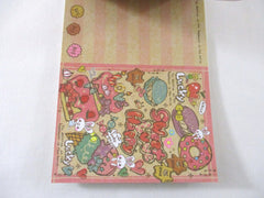 Rare ❤︎ Vintage *ੈ✩‧₊˚ Collectible ✿ Gift - Cute Kawaii VHTF Vintage Rare Collectible Kamio Happy Sweet Love 4 x 6 Inch Notepad / Memo Pad - Stationery Designer Paper Collection Gift