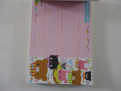 Rare ❤︎ Vintage *ੈ✩‧₊˚ Collectible ✿ Gift - Cute Kawaii VHTF Vintage Rare Collectible Crux Bear of Cake Cupcake 4 x 6 Inch Notepad / Memo Pad - Stationery Designer Paper Collection Gift