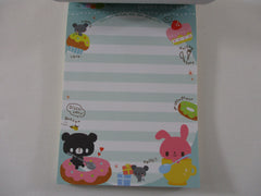 Rare ❤︎ Vintage *ੈ✩‧₊˚ Collectible ✿ Gift - Cute Kawaii VHTF Vintage Rare Collectible Crux Bear of Cake Cupcake 4 x 6 Inch Notepad / Memo Pad - Stationery Designer Paper Collection Gift