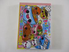 Rare ❤︎ Vintage *ੈ✩‧₊˚ Collectible ✿ Gift - Cute Kawaii VHTF Vintage Collectible Kamio Food Friends 4 x 6 Inch Notepad / Memo Pad - Stationery Designer Paper Collection