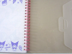 Rare ❤︎ Vintage *ੈ✩‧₊˚ Collectible ✿ Gift - Cute Kawaii Sanrio Kuromi 6.25 x 7.25 in Creative DIY Spiral Notebook Notepad 2010 - Stationery Designer Paper Collection Journal Scrapbook - preowned